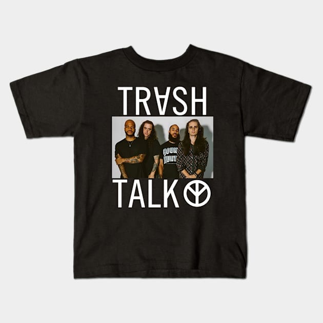 trash talk Kids T-Shirt by FRONTAL BRAND